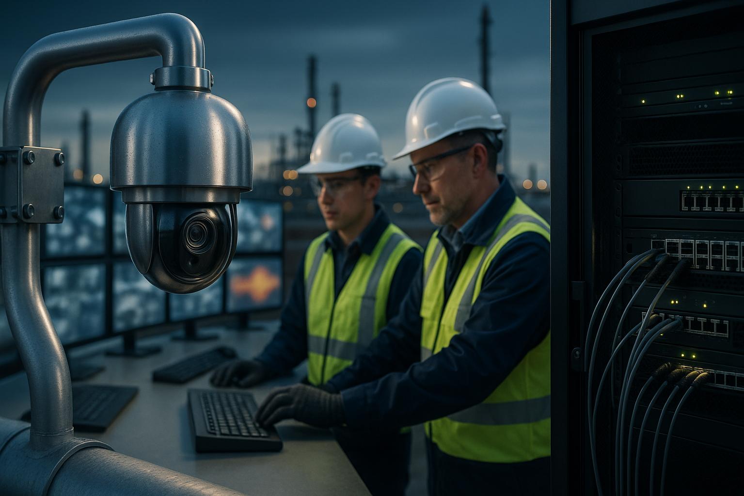 Ciberseguridad en sistemas de videovigilancia para petróleo y gas