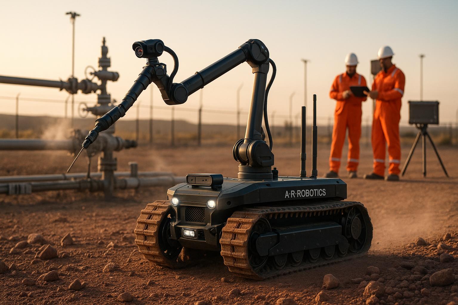 Robots terrestres para minería en Argentina: plataformas UGV adaptadas a seguridad en petróleo y gas